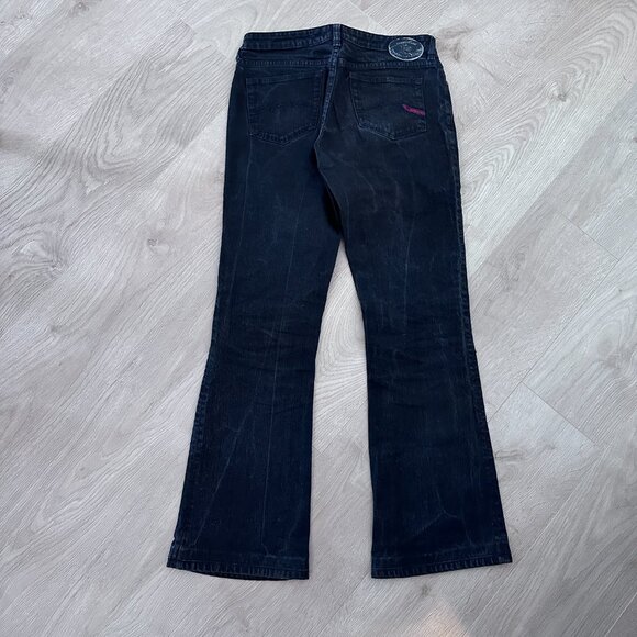 Vintage 90’s Parasuco Jeans sz 31 - Black- Bonus Backpack Bag - Picture 7 of 14